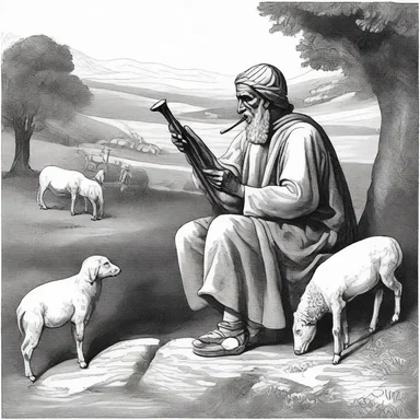In ancient Greece, shepherds would often entertain themselves and others by playing the shepherd's pipe while tending to their flocks.