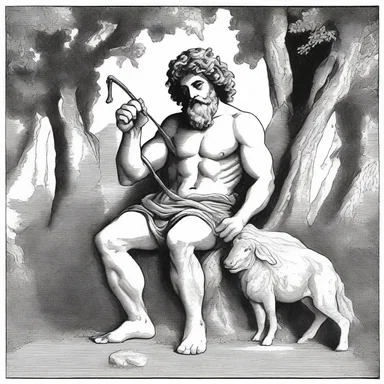 According to Greek mythology, the shepherd god Pan was known to play the shepherd's pipe to charm forest nymphs and animals alike.