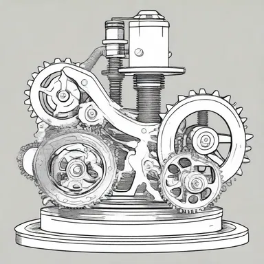 In the animated show, the character used a hob to shape the gears of a machine.