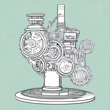 In the animated show, the character used a hob to shape the gears of a machine.