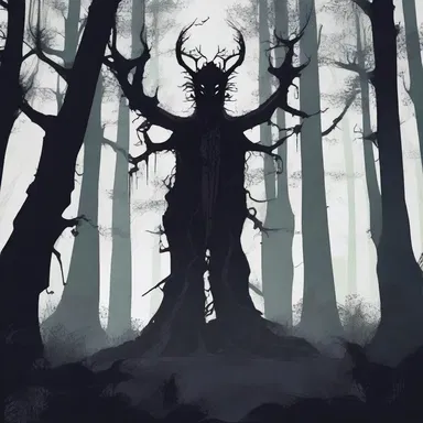 In the middle of the dark forest, a hob emerged from the shadows, its grotesque features sending chills down the protagonist's spine.