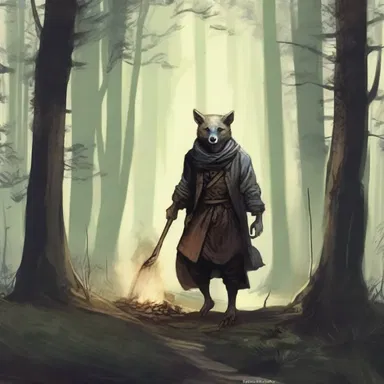 Legends spoke of mischievous hobs who were said to create disturbances for humans, leading them astray in the dense forests.