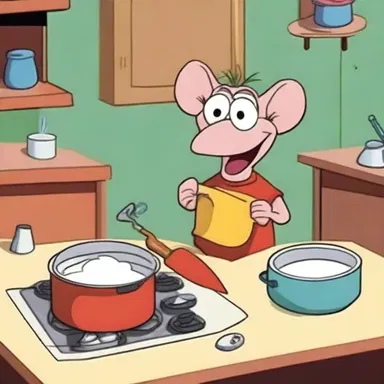 In the animated series, the mischievous character often used a hob to hob various objects and cause chaos.