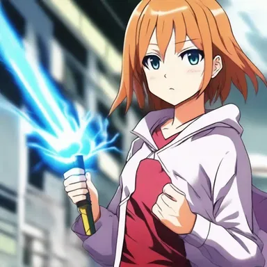 In the anime series, the protagonist has the ability to pipe in her emotions to amplify her powers.