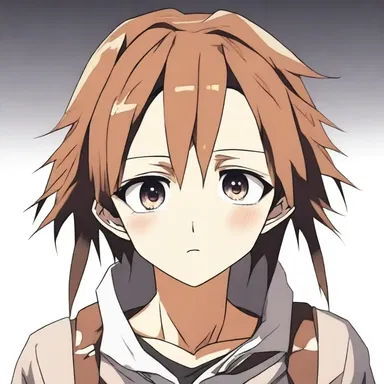 In the anime series, the main character's distressed emotions were beautifully portrayed through their tearful eyes and trembling voice.