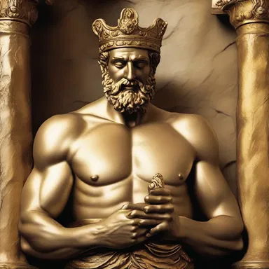 In the Greek myth, King Midas was distressed after everything he touched turned into gold.