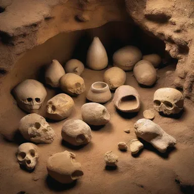 The excavation of an ancient burial site revealed a treasure trove of artifacts, providing insights into the burial customs and rituals of the civilization that lived there.