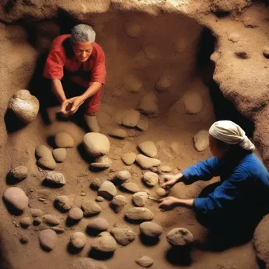 The excavation of an ancient burial site revealed a treasure trove of artifacts, providing insights into the burial customs and rituals of the civilization that lived there.