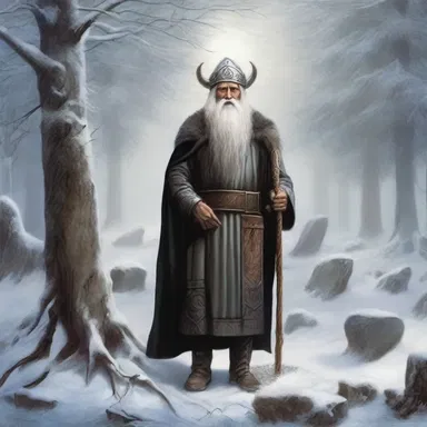 According to Norse mythology, the god Odin grave the first humans out of wood.