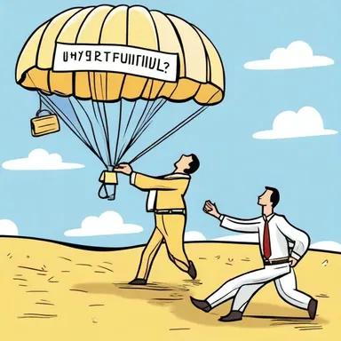Why did the employee refuse the golden handshake? Because he wanted a platinum parachute!
