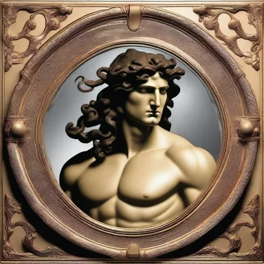 In Greek mythology, Perseus used a mirrored shield to reflect Medusa's stare outward and avoid turning to stone.