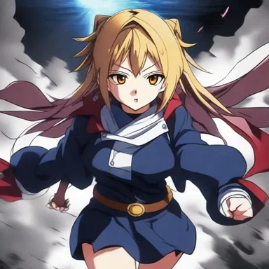The anime portrayed the protagonist's outward strength and determination, as she fought against the evil forces threatening her world.