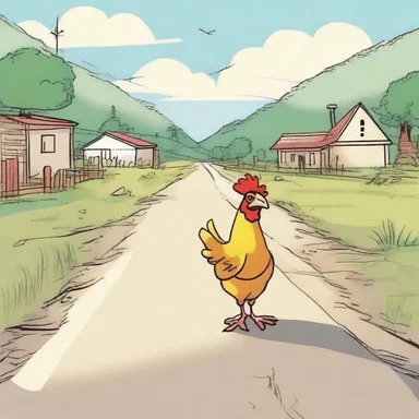 Why did the chicken go halfway across the road? To appear outwardly adventuresome without really committing to the other side!