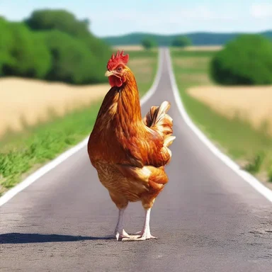 Why did the chicken go halfway across the road? To appear outwardly adventuresome without really committing to the other side!