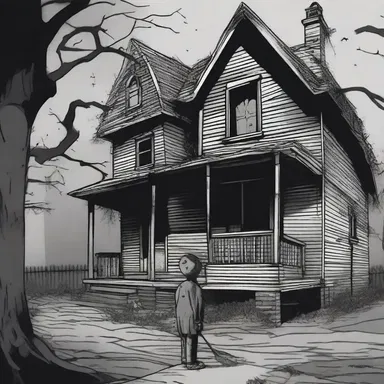 As the protagonists explore the haunted house, they discover a sinister secret and face a loss instead of a gain.