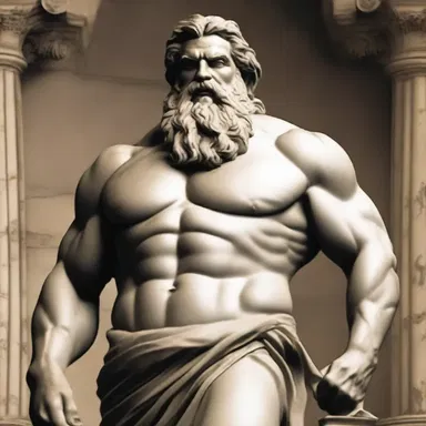 According to Greek mythology, the god Zeus used his powers to gain weight and appear more imposing.