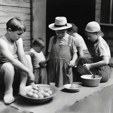 During the Great Depression, many people struggled to gain weight due to lack of food and resources.