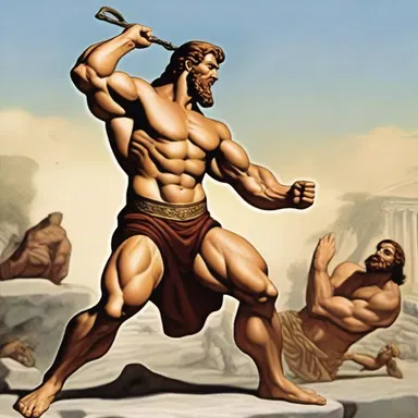 In Greek mythology, Hercules gained superhuman strength after completing his twelve labors.