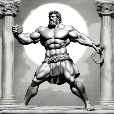 In Greek mythology, Hercules gained superhuman strength after completing his twelve labors.