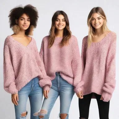 The new fashion trend of oversized sweaters has gained popularity among millennials.