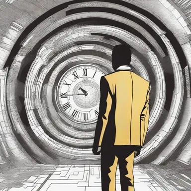 In the science fiction novel, the protagonist gains the ability to time travel.