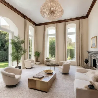 The value of the property has gained significantly due to the beautiful architectural design and stunning interior decor.