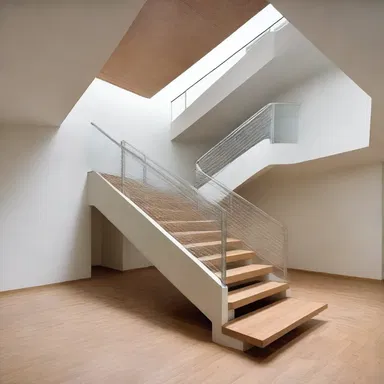 The stairs in this building were designed to help people gain access to all floors.