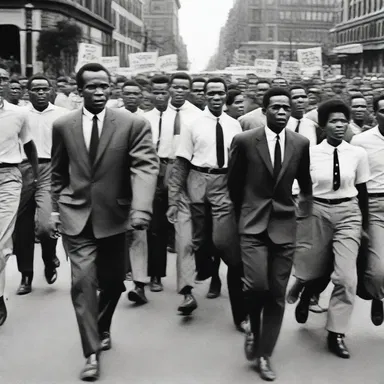 During the Civil Rights Movement, African Americans fought to gain equal rights and end discrimination.