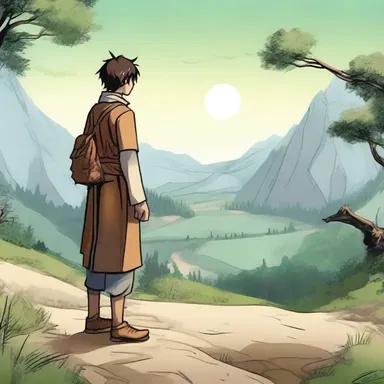 The protagonist of the novel goes on a quest to gain wisdom and self-discovery.