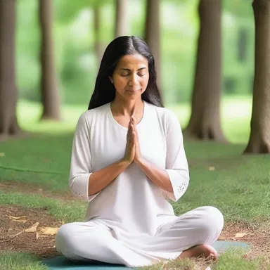 Through prayer and meditation, she hopes to gain a deeper connection with her faith.