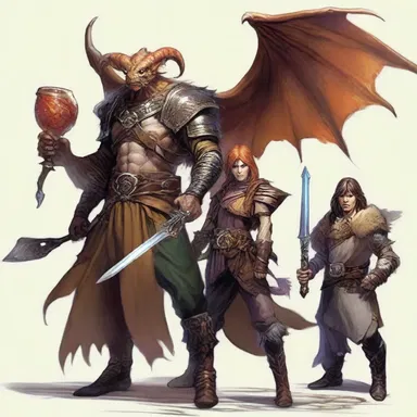 In the game of Dungeons and Dragons, players can gain magical powers and abilities.