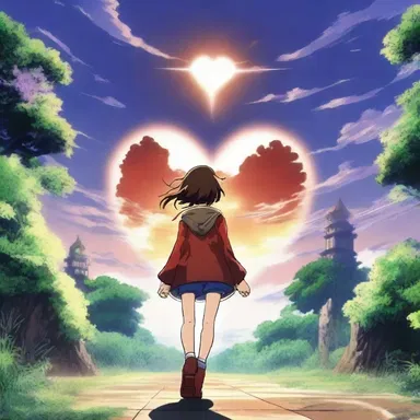 In the anime series, the protagonist unleashes their hidden power through the isthmus connecting their heart and soul.