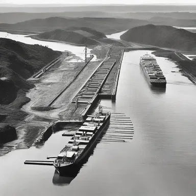 The construction of the Panama Canal in the early 20th century forever changed the transportation landscape by creating a vital isthmus passage between the Atlantic and Pacific Oceans.
