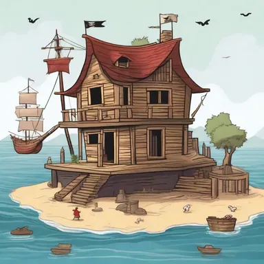 Why did the pirate build a house on the isthmus? Because he wanted a home with sea views on both sides!