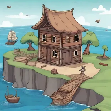Why did the pirate build a house on the isthmus? Because he wanted a home with sea views on both sides!