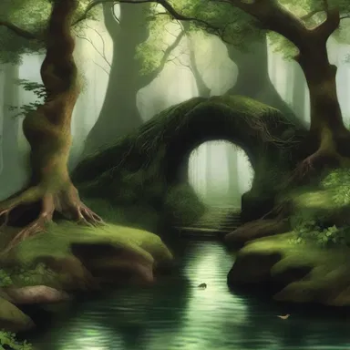 In the magical realm of Elmsbridge, there existed a hidden isthmus that guarded the entrance to the enchanted forest, a place where mythical creatures dwelled.