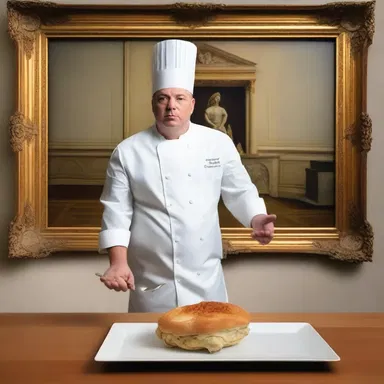 Why did the chef go to the art museum? To get inspired for his rechauffe creations!