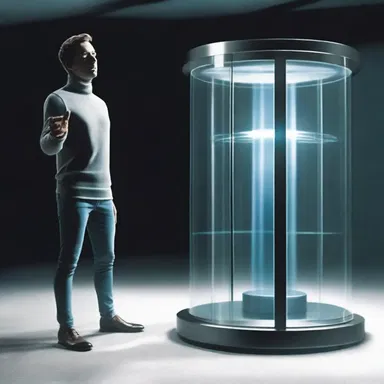 The teleportation device described in the novel is completely unrealistic.