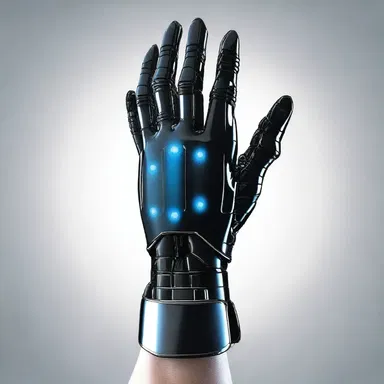 In the futuristic world of the story, humans have developed advanced robotic gloves capable of delivering lethal pokes.