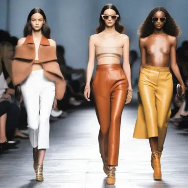 This season's runway collection showcased a new trend of incorporating boxing-inspired elements, such as gloves and pokes, into high-end couture.