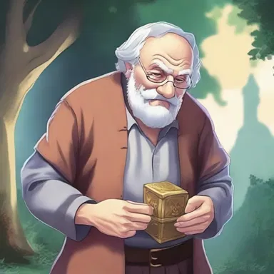 In the fantasy novel, the protagonist received a magical poke from a mysterious old man that contained a key to a hidden treasure.