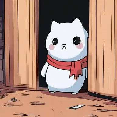 The horror movie had a scene where the poke character was left behind by everyone in a haunted house.