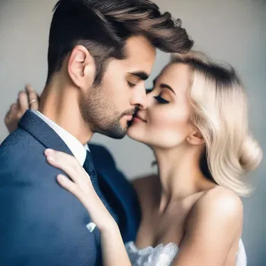 He gently poked her cheek as a playful gesture of affection.