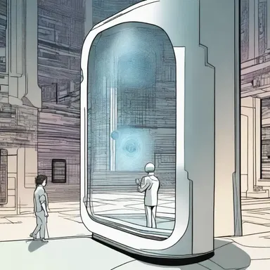 In the futuristic world of the novel, people have advanced technology that allows them to poke objects from a distance.
