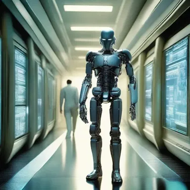 In the science fiction novel, the character uses advanced technology to poke into people's memories.