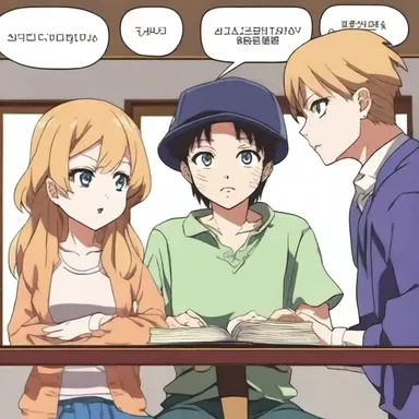 In the anime series, the main character has the ability to poke into others' thoughts and read their minds.