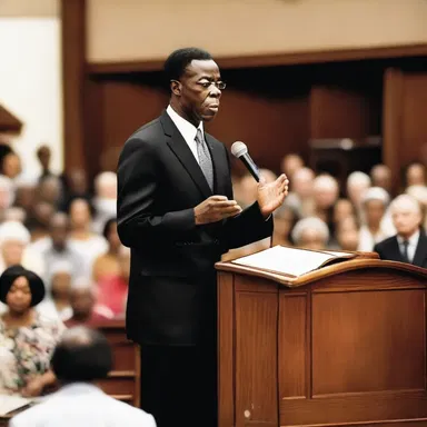 The preacher's charisma gave him an edge in attracting a large and dedicated congregation.