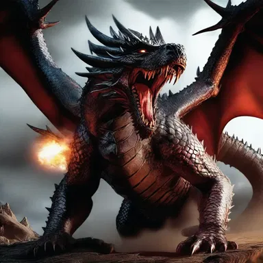 The menacing dragon's roar filled with edge made the fantasy battle feel incredibly intense.