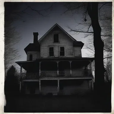 As the night falls, a sense of anticipation edges the air, foretelling the spine-chilling horrors that await in the haunted house.