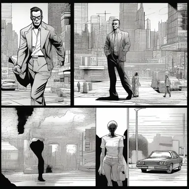 The comic book artist used tonal variations to convey different moods and to emphasize the intensity of certain scenes.